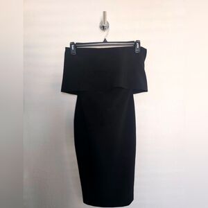 Likely Black Strapless Sheath Dress